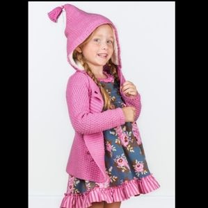 Matilda Jane Autumn Sunset Sweater Sherpa Hood